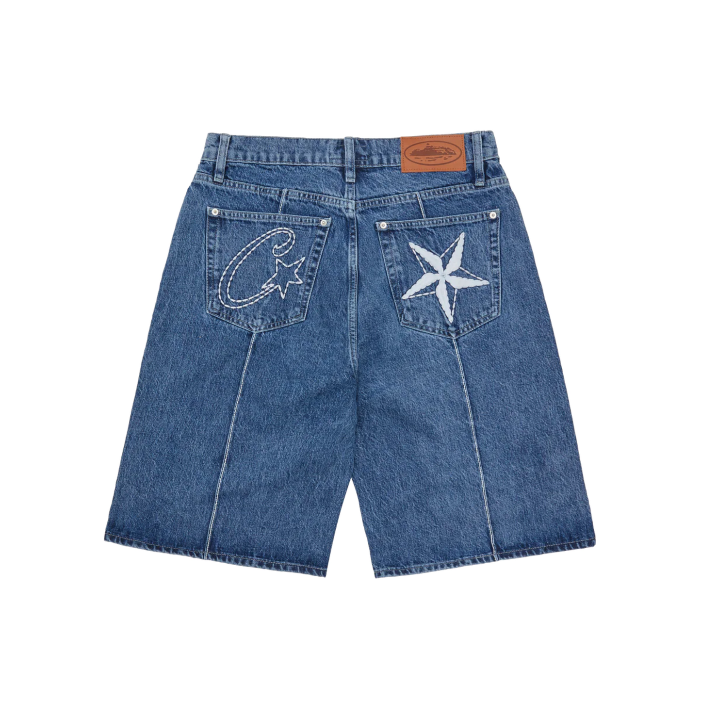 Corteiz Denim Jorts - Blue Wash