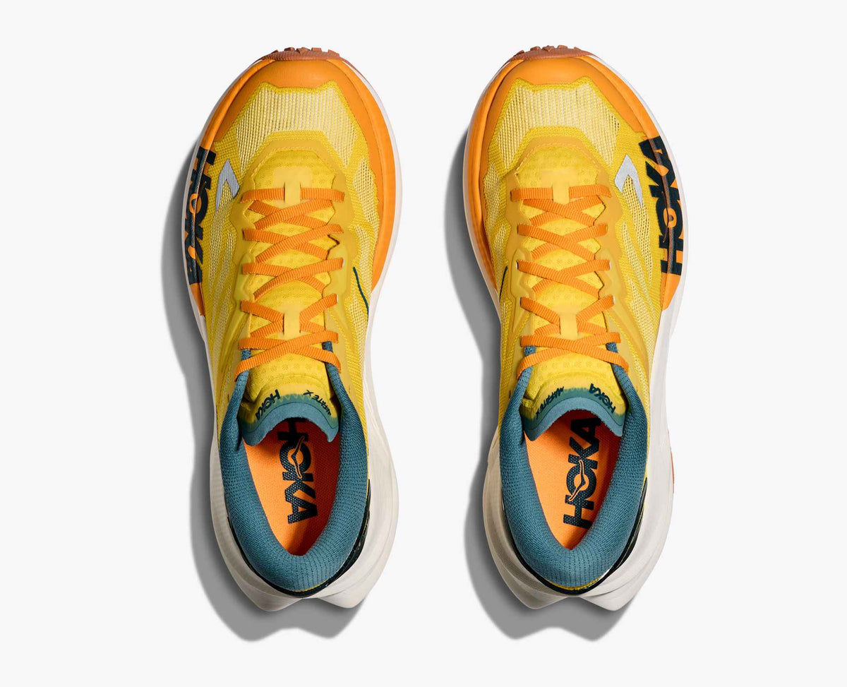 Hoka Mafate Speed X – Yellow / Orange | Vibram Megagrip Ultra Trail Shoe