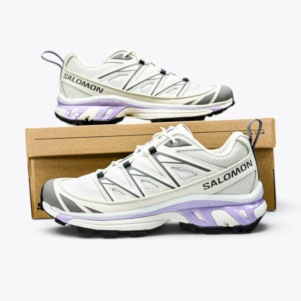 Salomon XT-6 Mindful – Vanilla Ice / Cloud Pink / Orchid Petal | Recycled Mesh EnergyCell Trail Sneaker