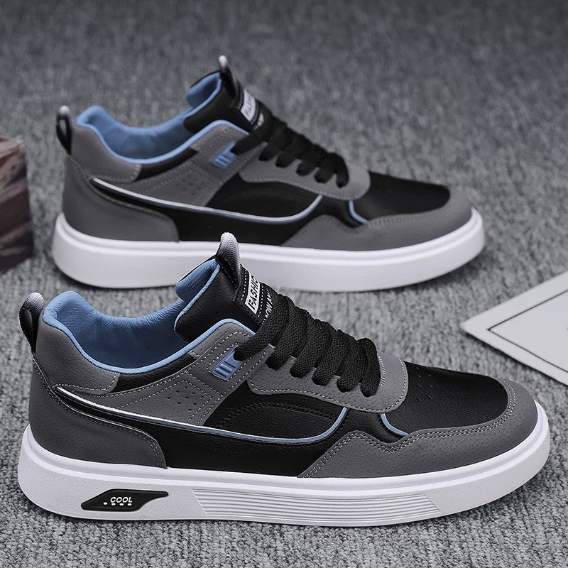 Men's Black, Green and Navy Casual Sneakers