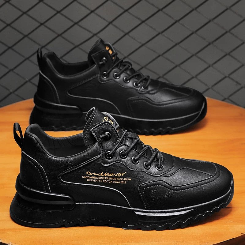Men's Black, Olive and Navy Casual Sneakers