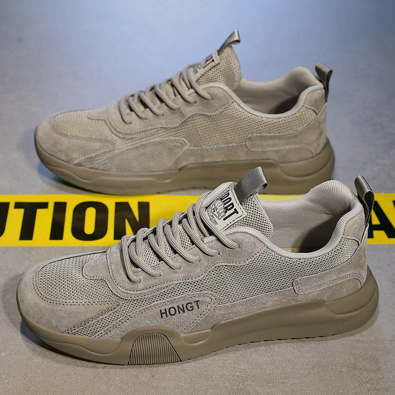 Men's Gray, Sage Green and Olive Outdoor Walking Sneakers