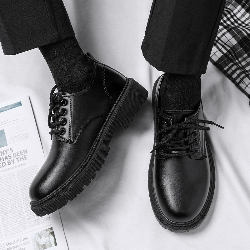 Men's White, Black and Navy Dress Shoes