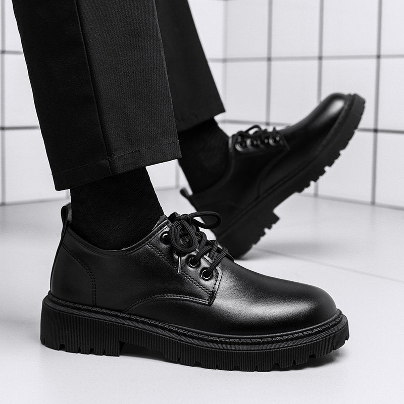 Men's White, Black and Navy Dress Shoes