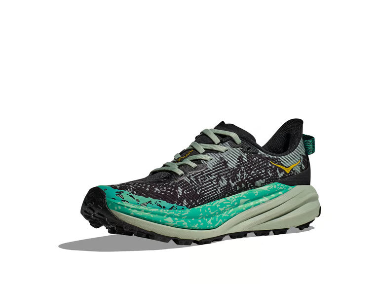 HOKA Speedgoat 6 – Grey / Blue | Trail Running Shoe