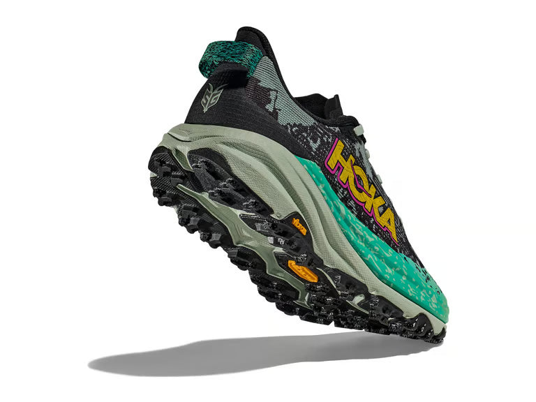 HOKA Speedgoat 6 – Grey / Blue | Trail Running Shoe