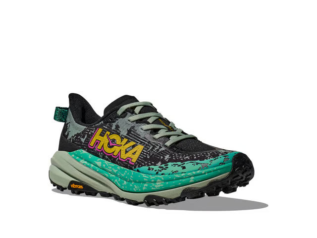 HOKA Speedgoat 6 – Grey / Blue | Trail Running Shoe