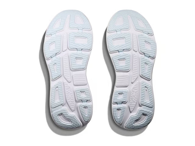HOKA Bondi 9 Running Shoe – White / Blue