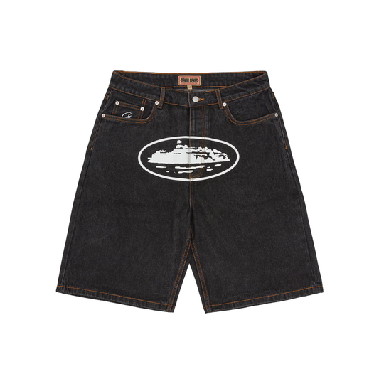Corteiz Denim Jorts - Black Wash