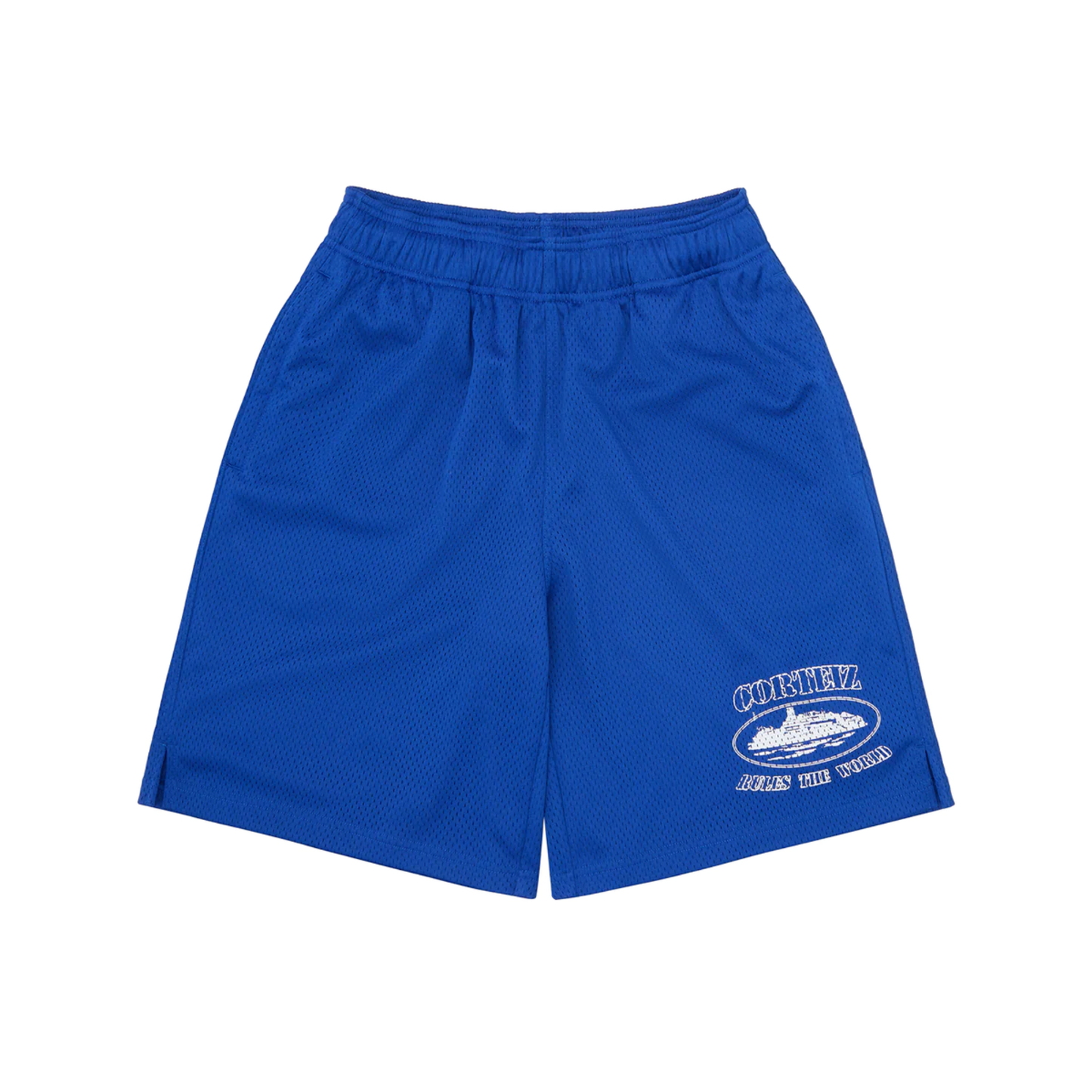 Corteiz Alcatraz Mesh Shorts Royal Blue