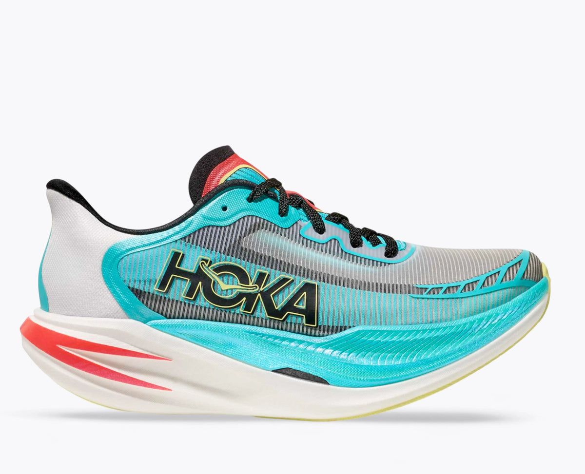 Hoka Cielo X1 2.0 – Frost / Black | Carbon Plate Marathon Super Shoe