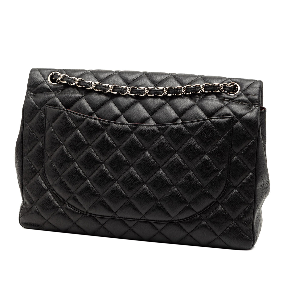 Chanel Maxi Flap Bag – Black Quilted with Chain Strap