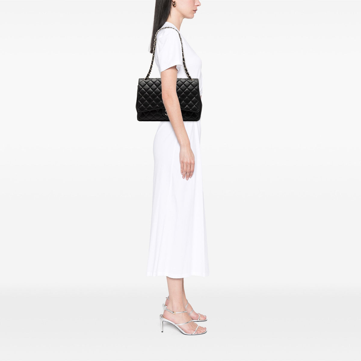Chanel Maxi Flap Bag – Black Quilted with Chain Strap