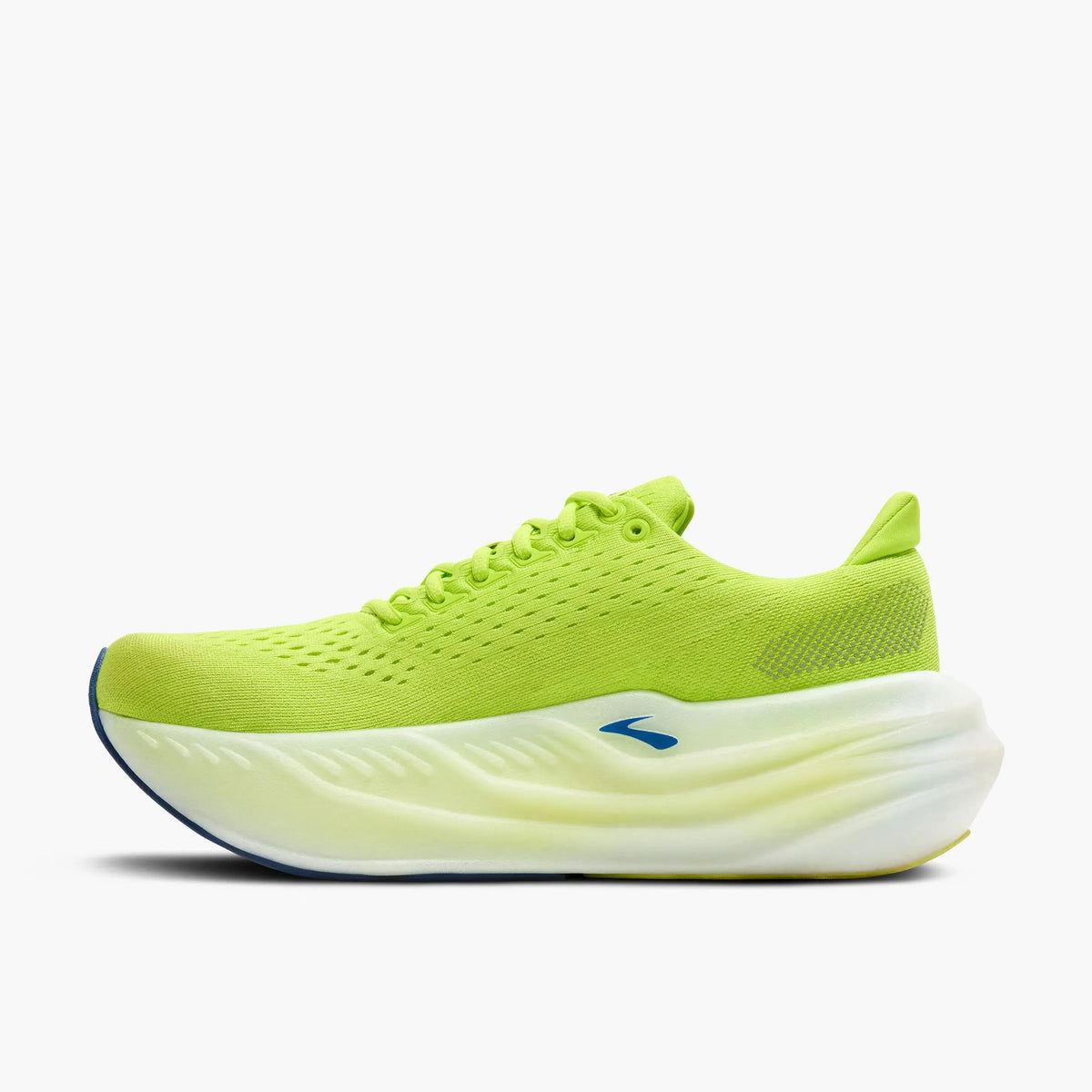 Brooks Glycerin Max – Lime / Navy Peony | DNA Tuned Max Cushion Daily Trainer