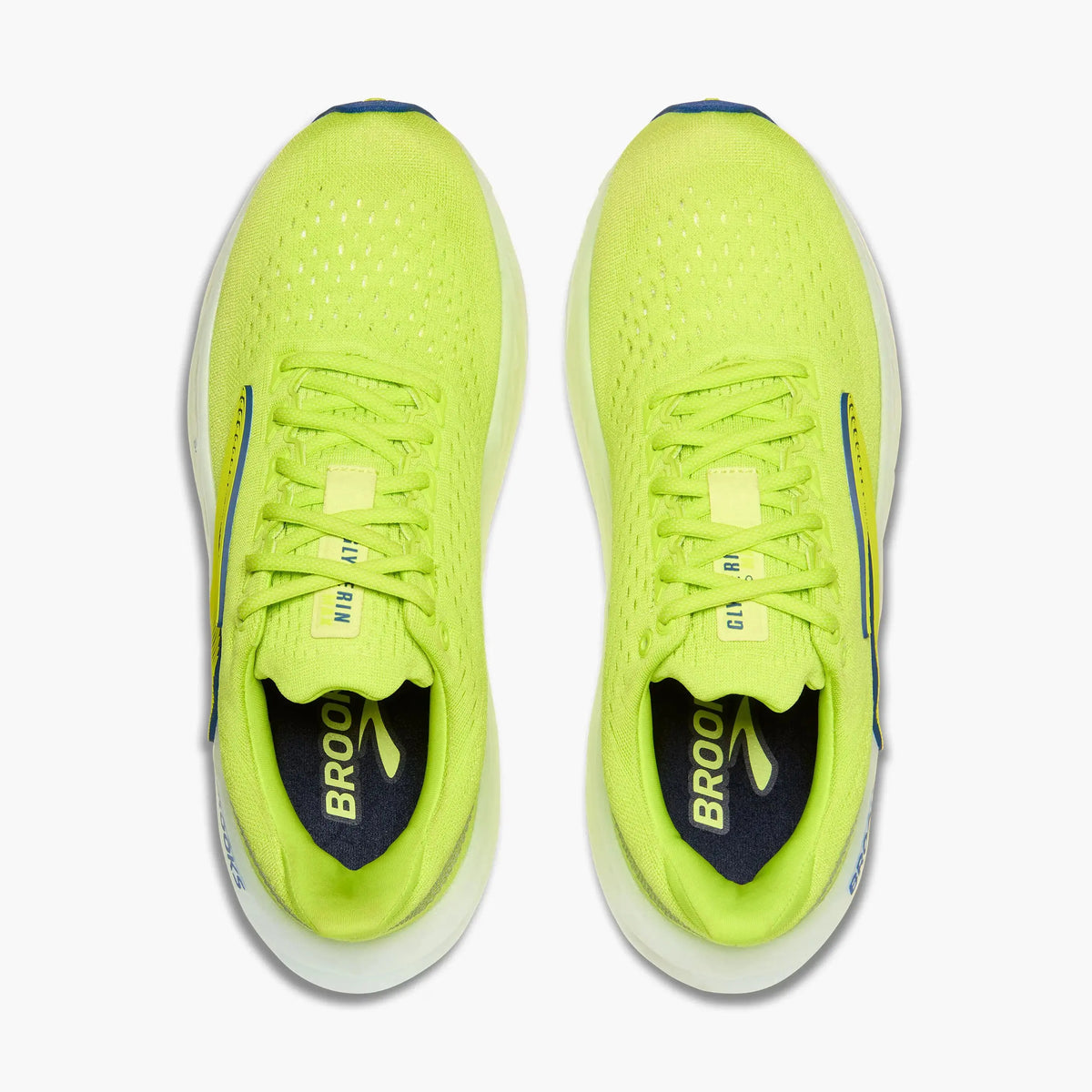 Brooks Glycerin Max – Lime / Navy Peony | DNA Tuned Max Cushion Daily Trainer