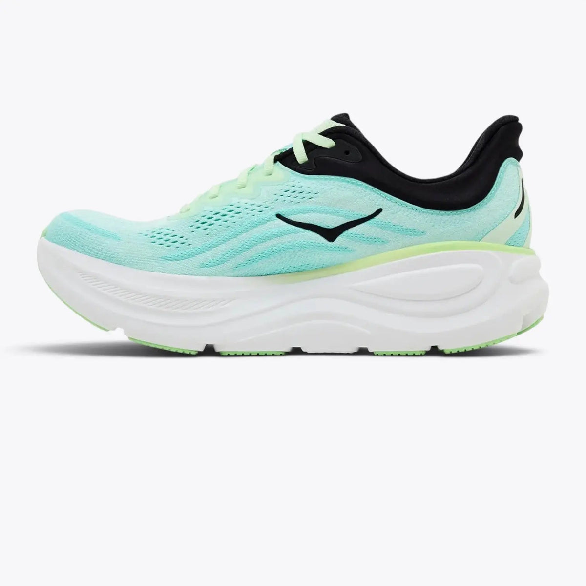 HOKA Bondi 9 Running Shoe – Luna Moth / Blue Spark