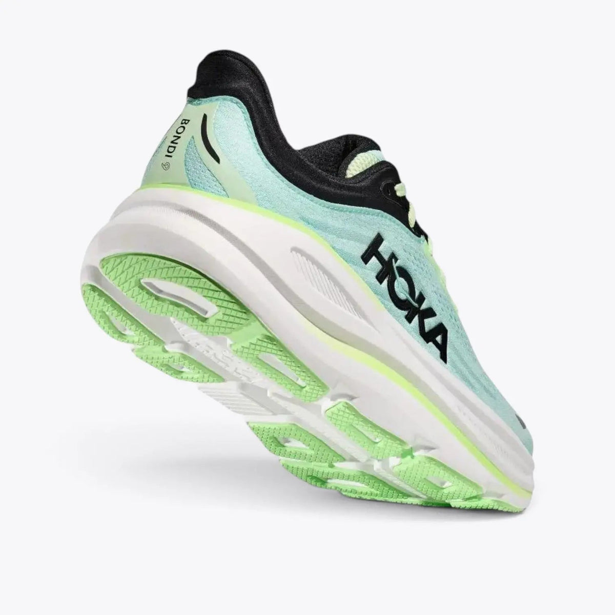 HOKA Bondi 9 Running Shoe – Luna Moth / Blue Spark