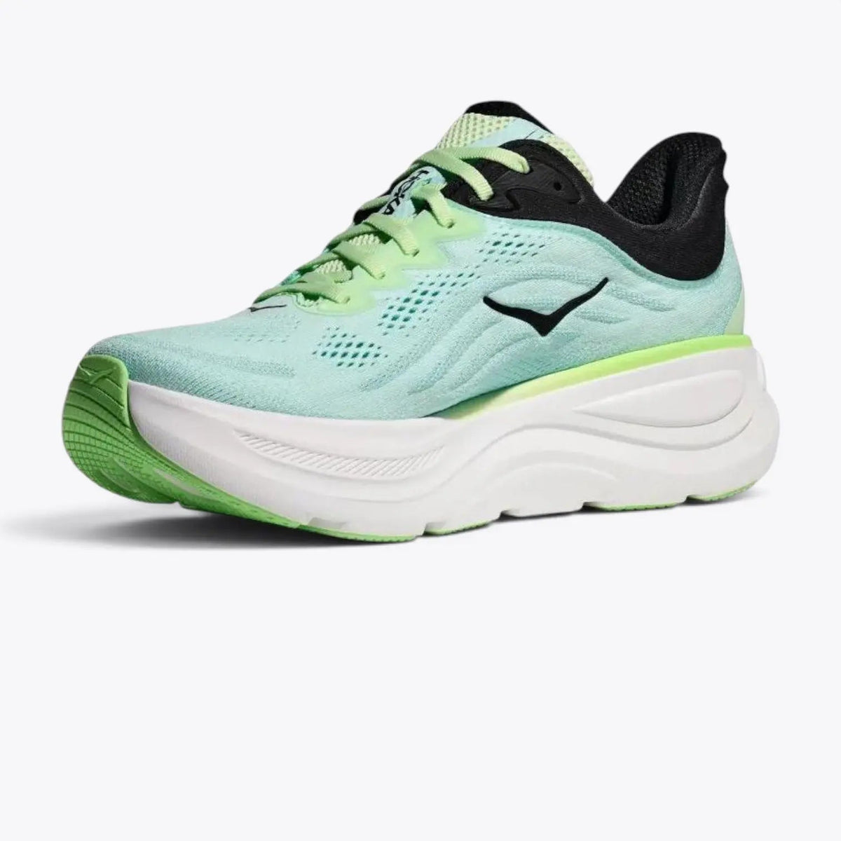 HOKA Bondi 9 Running Shoe – Luna Moth / Blue Spark