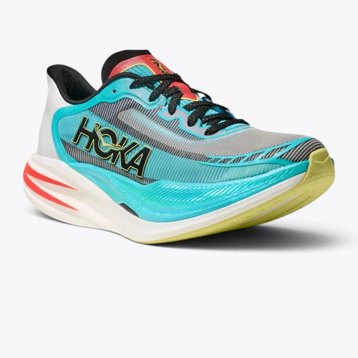Hoka Cielo X1 2.0 – Frost / Black | Carbon Plate Marathon Super Shoe