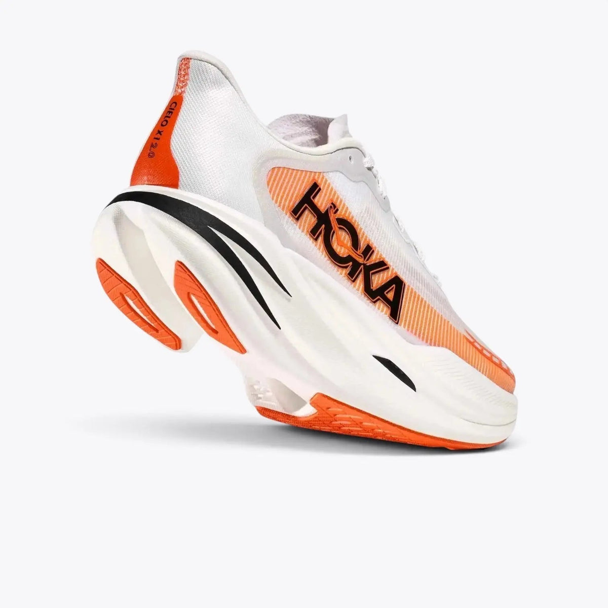 Hoka Cielo X1 2.0 – White / Real Red | Carbon Plate Marathon Super Shoe