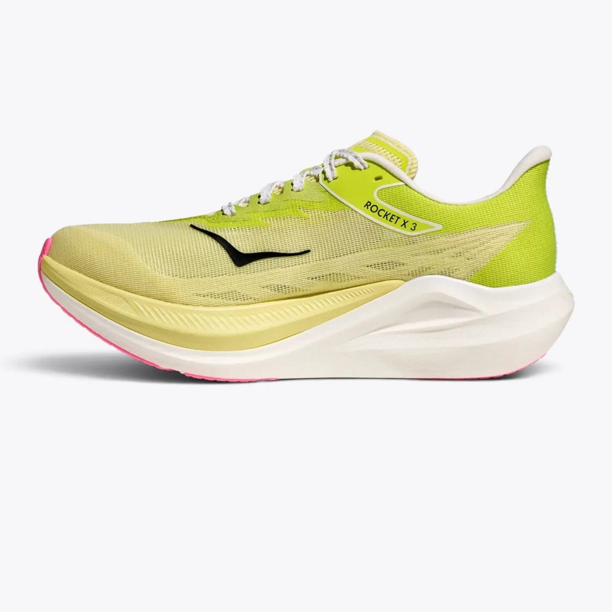 Hoka Rocket X 3 – Sunlight / Neon Hoka Citrus | PEBA Carbon Plate Marathon Racing Shoe