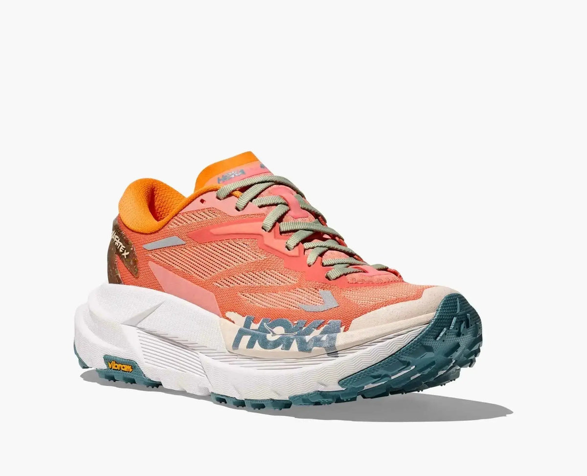 Hoka Mafate Speed X – Coral / Rose | Vibram Megagrip Ultra Trail Shoe