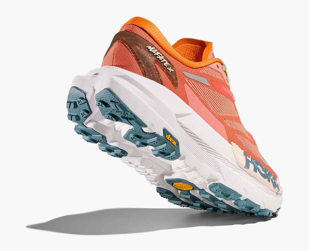 Hoka Mafate Speed X – Coral / Rose | Vibram Megagrip Ultra Trail Shoe