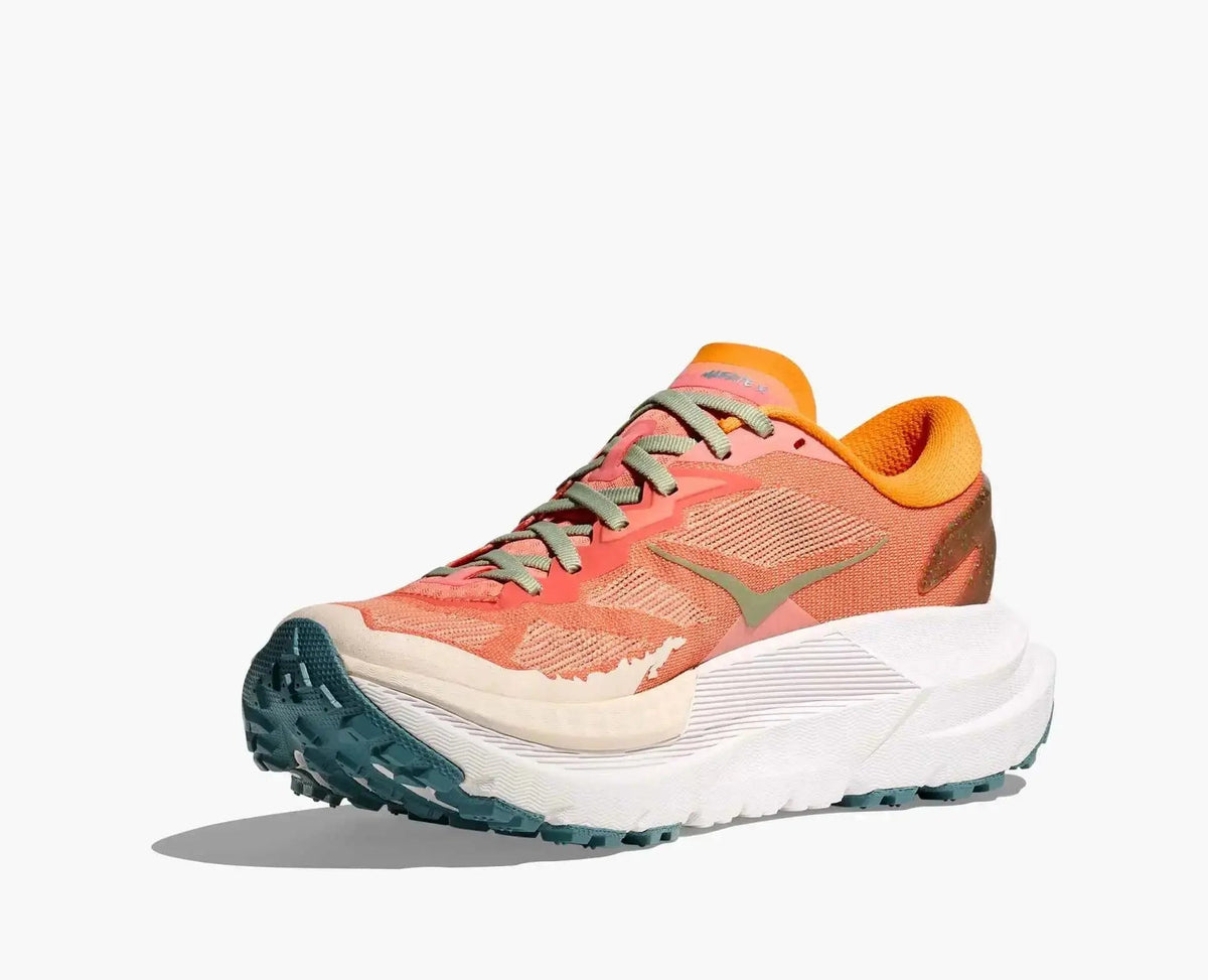 Hoka Mafate Speed X – Coral / Rose | Vibram Megagrip Ultra Trail Shoe