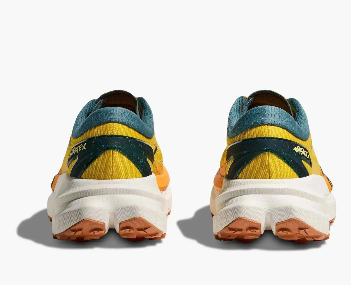 Hoka Mafate Speed X – Yellow / Orange | Vibram Megagrip Ultra Trail Shoe