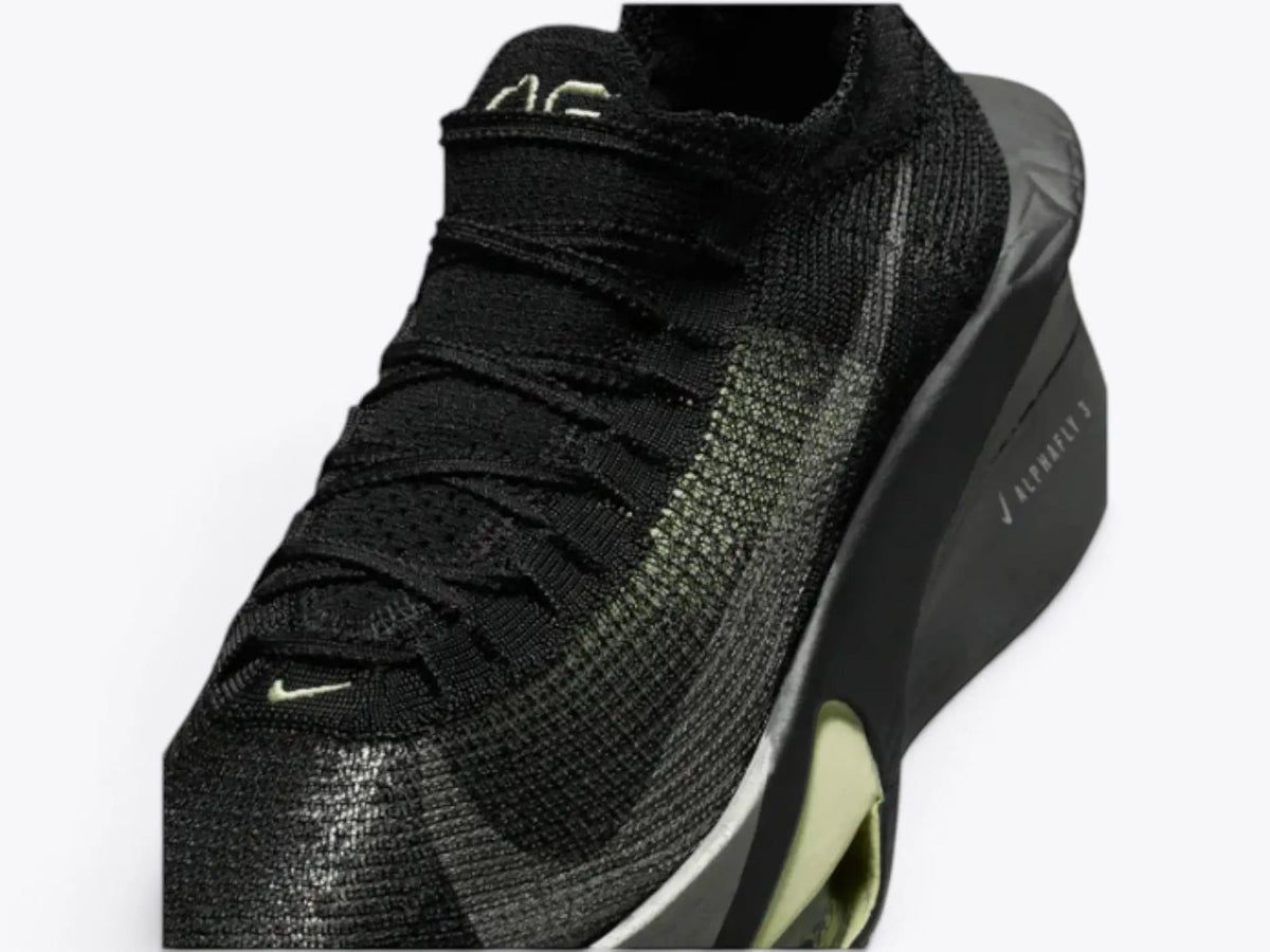 Nike Alphafly Next% 3 – Black / Olive Aura | "Running Is Mental" Carbon Plate Shoe