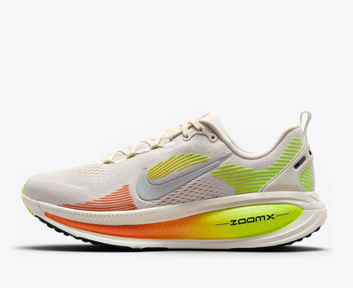 Nike Vomero 18 – Phantom / Wild Mango / Volt | 46mm ZoomX + ReactX Dual-Foam Sunset Gradient Max Cushion Daily Running Shoe