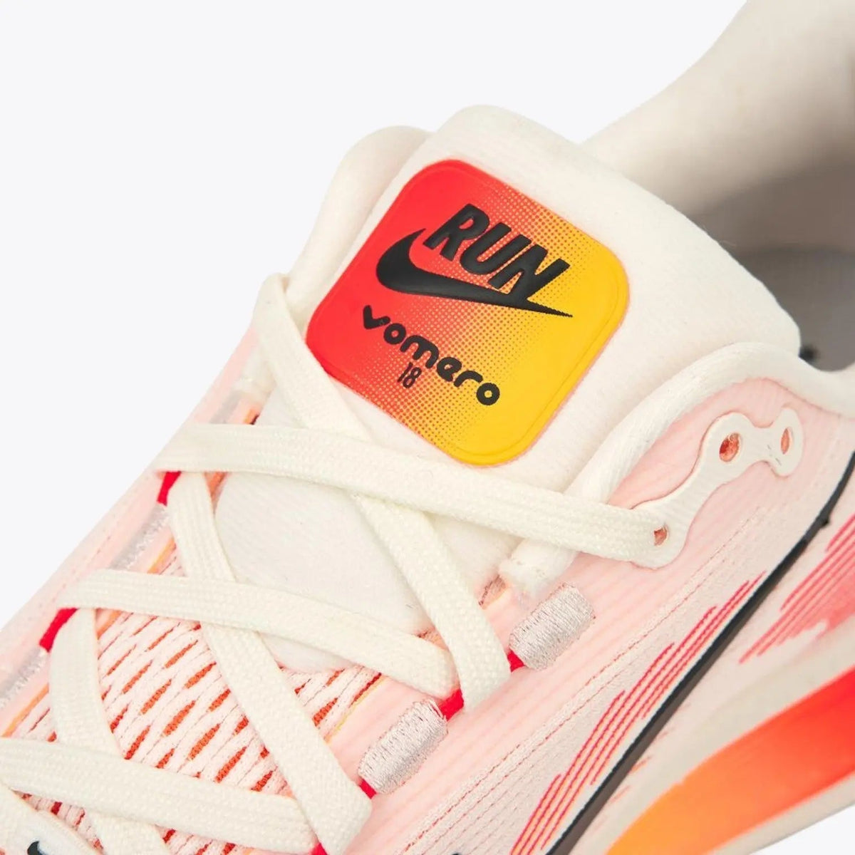 Nike Vomero 18 – Sail / Bright Crimson / Laser Orange | Max Cushion Daily Trainer