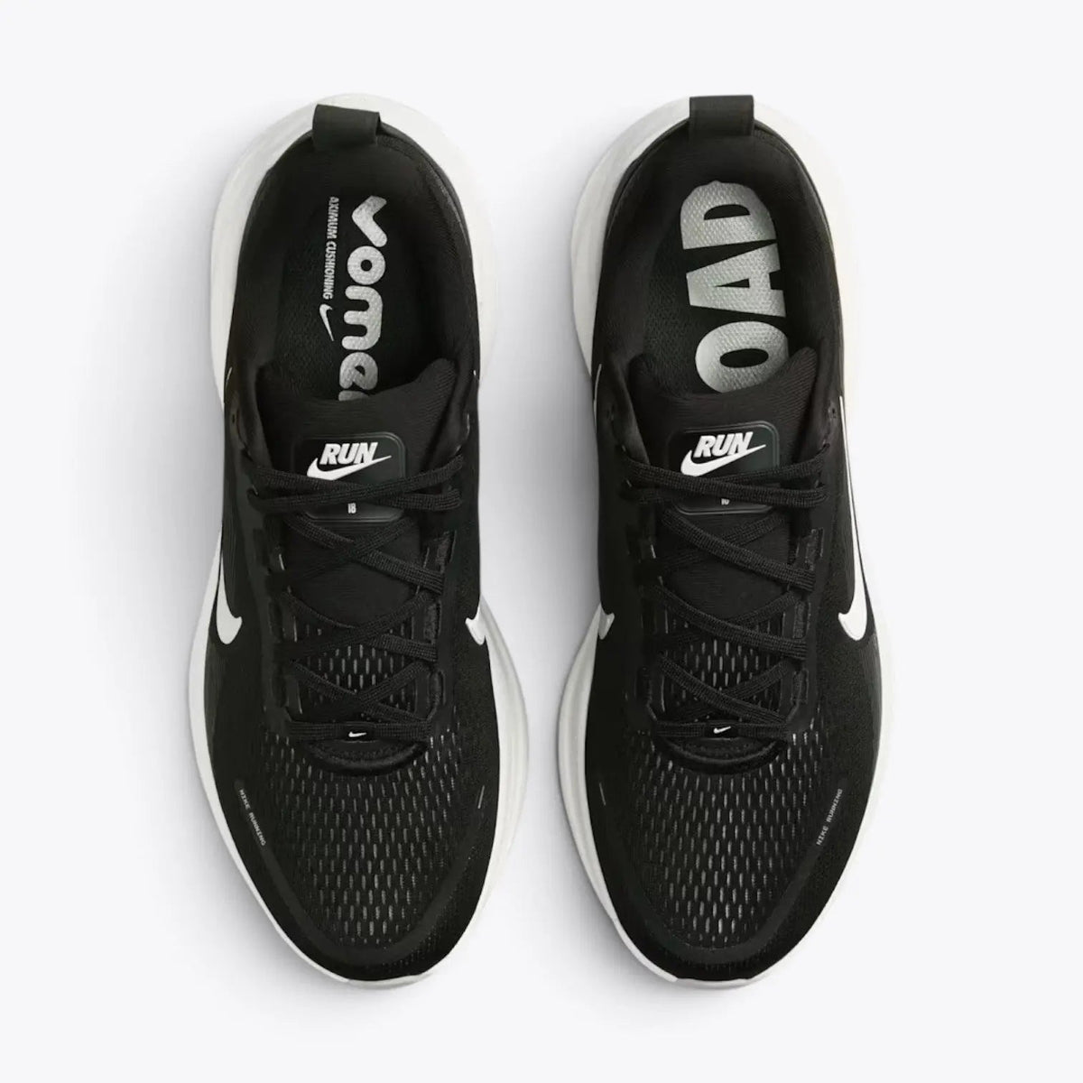 Nike Vomero 18 – White / Black | 46mm ZoomX + ReactX Dual-Foam Max Cushion Timeless Daily Running Shoe