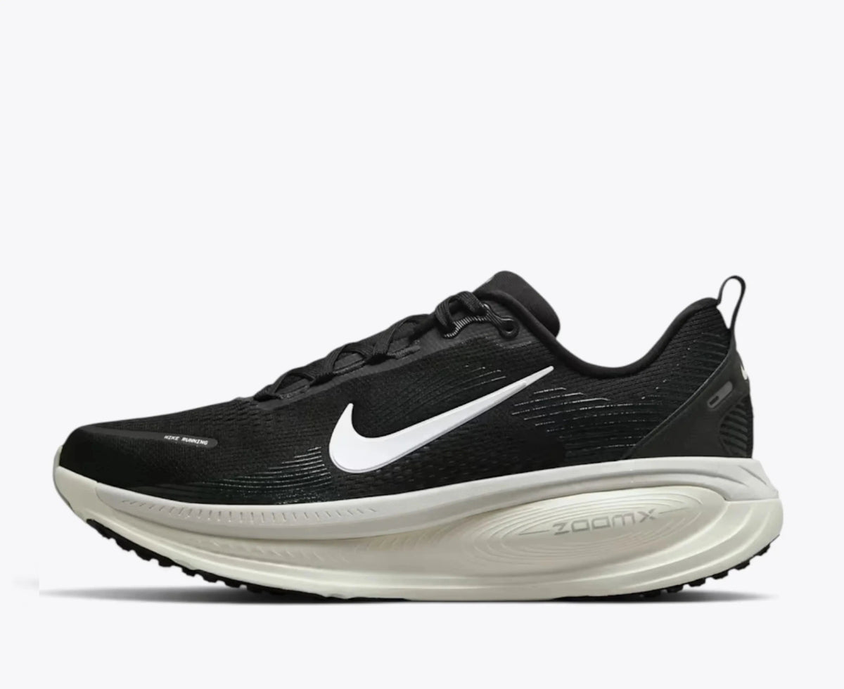 Nike Vomero 18 – White / Black | 46mm ZoomX + ReactX Dual-Foam Max Cushion Timeless Daily Running Shoe