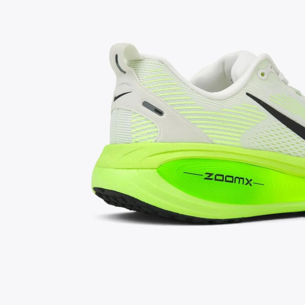 Nike Vomero 18 – White / Electric Green / Volt | 46mm ZoomX + ReactX Dual-Foam Max Cushion Daily Training Shoe
