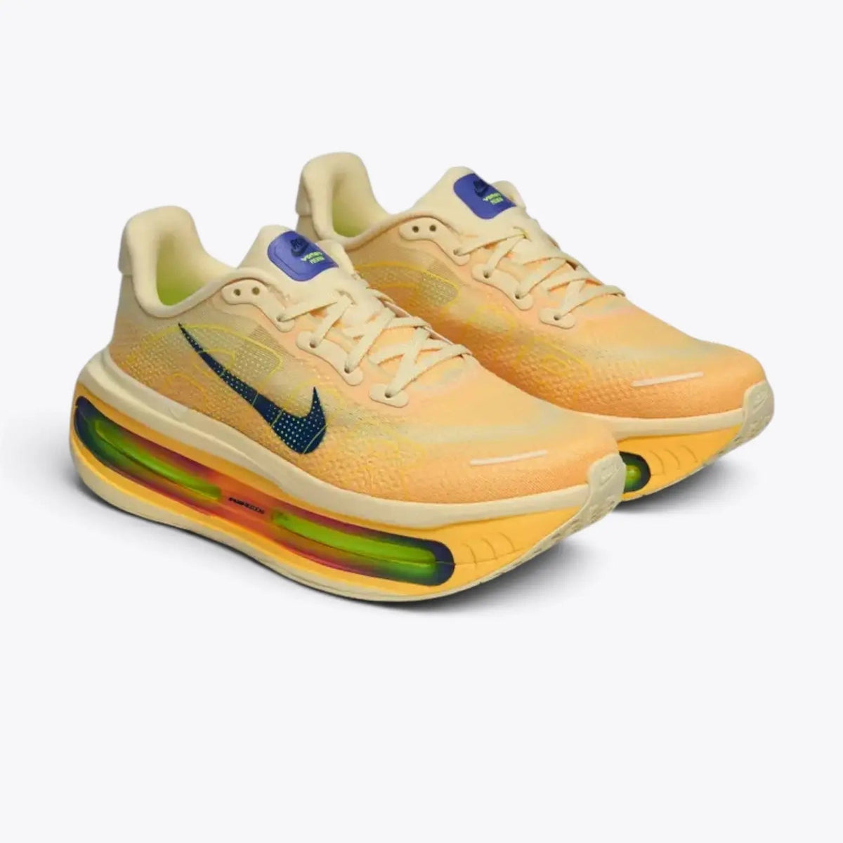 Nike Vomero Premium – Alabaster / Citron Pulse | 55mm ZoomX + Dual Air Zoom Pods 10mm Drop ~351g Max Cushion Daily Running Shoe