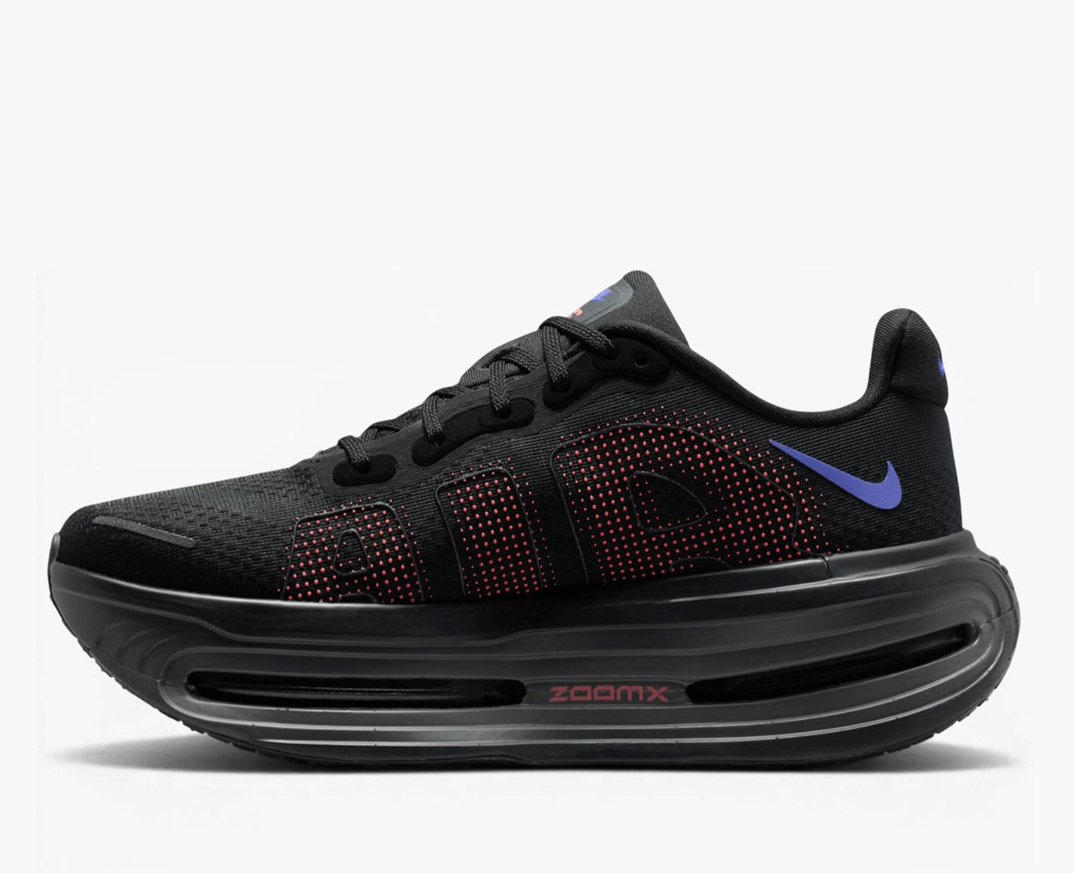 Nike Vomero Premium – Black / Sapphire / Hot Lava | 55mm ZoomX + Dual Air Zoom Stealthy Max Cushion Running Shoe