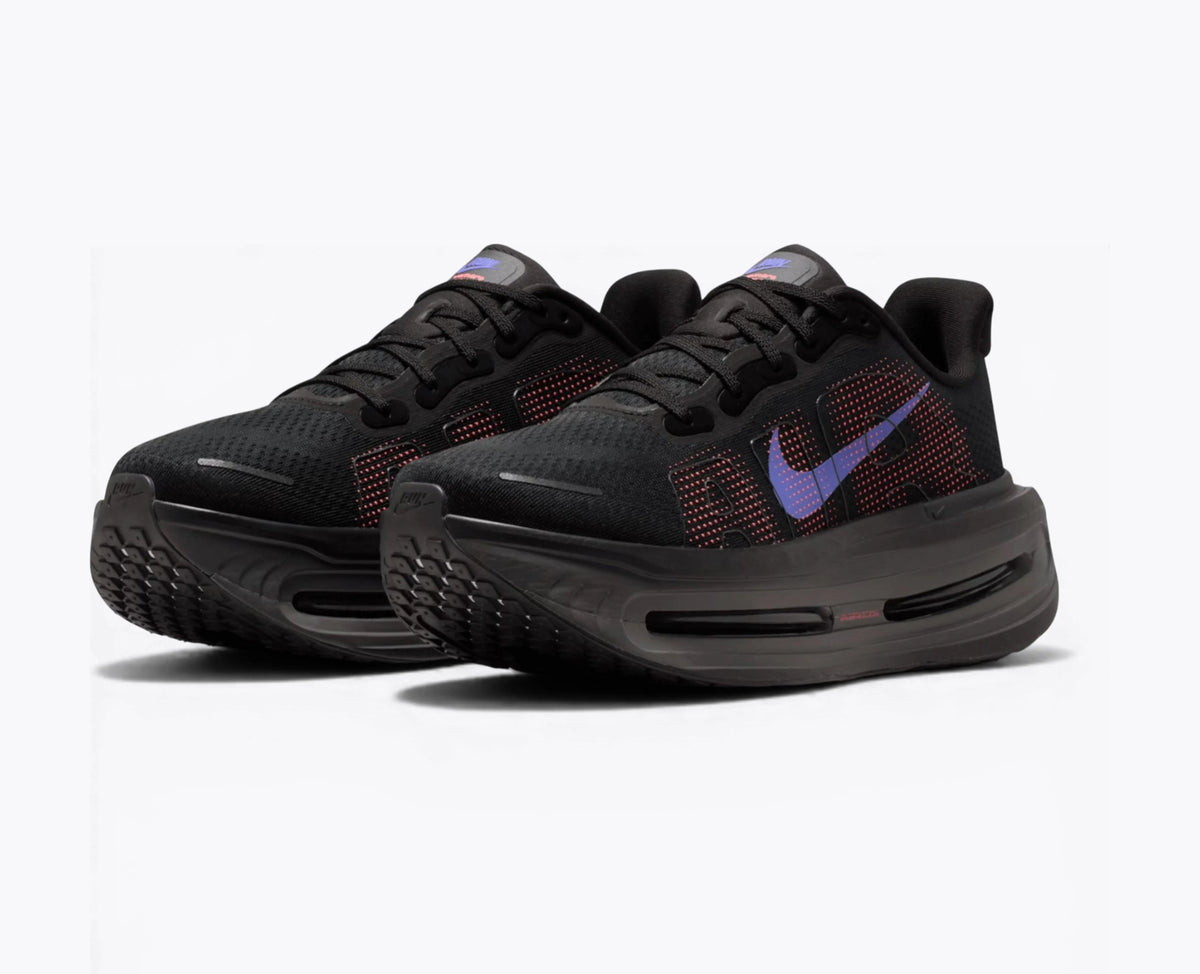 Nike Vomero Premium – Black / Sapphire / Hot Lava | 55mm ZoomX + Dual Air Zoom Stealthy Max Cushion Running Shoe