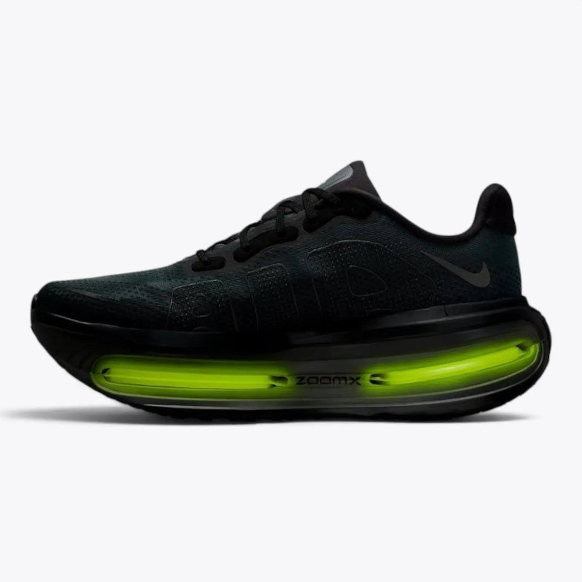 Nike Vomero Premium – Black / Volt | 55mm ZoomX + Dual Air Zoom Neon Night Running Shoe