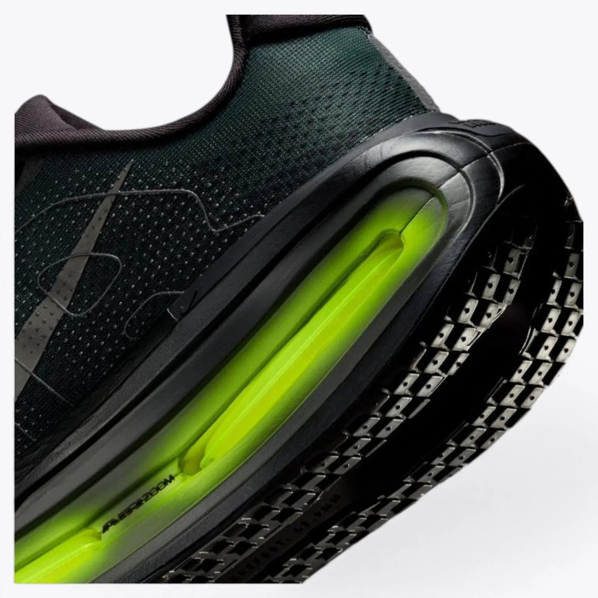 Nike Vomero Premium – Black / Volt | 55mm ZoomX + Dual Air Zoom Neon Night Running Shoe