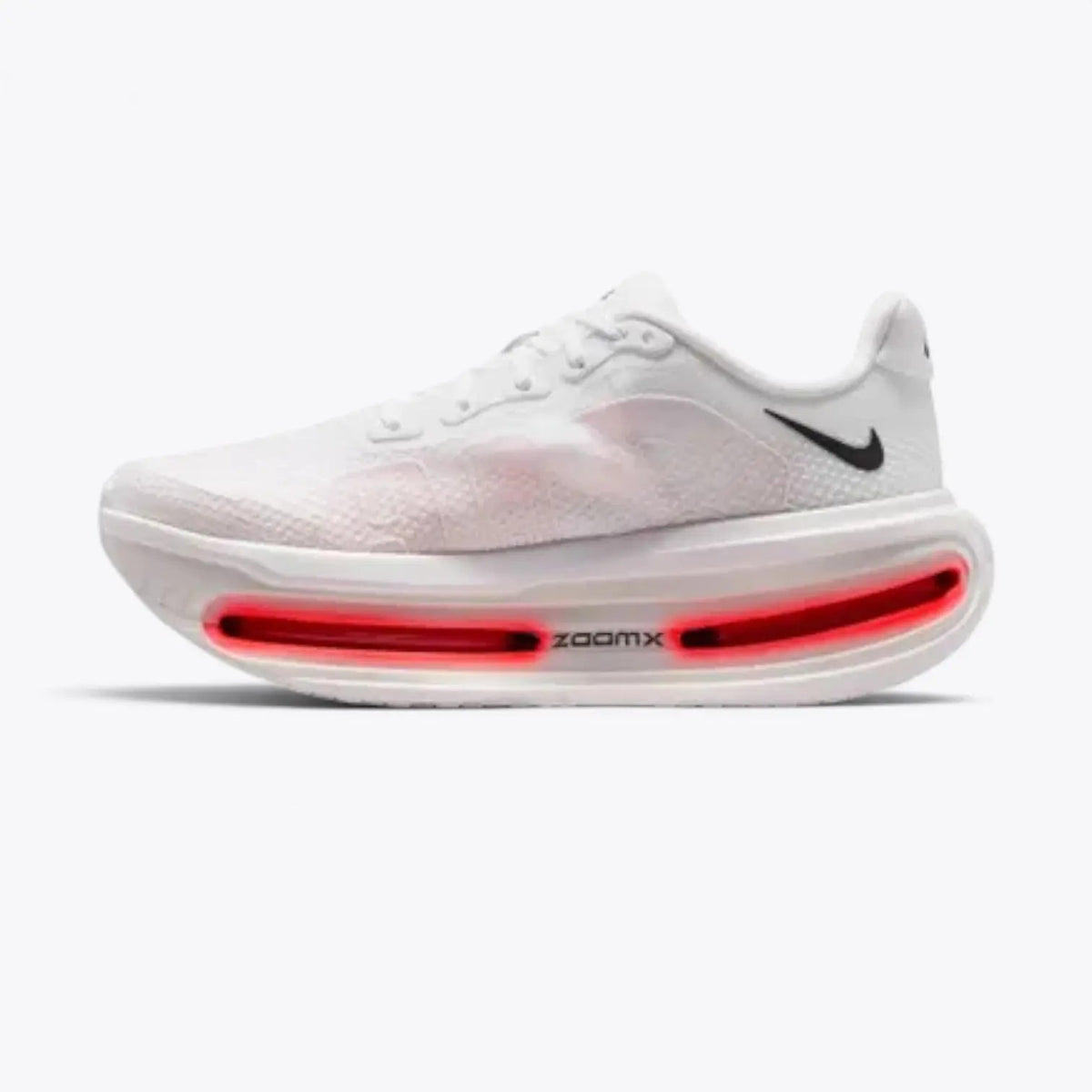 Nike Vomero Premium – White / Bright Crimson | 55mm ZoomX + Dual Air Zoom Clean Max Cushion Running Shoe