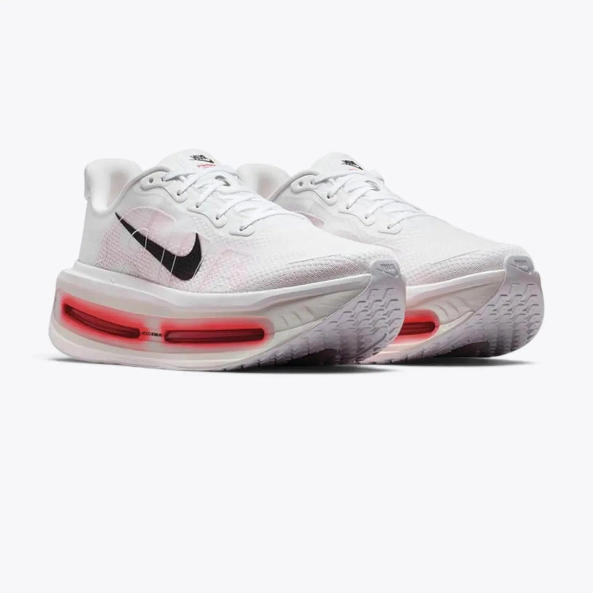 Nike Vomero Premium – White / Bright Crimson | 55mm ZoomX + Dual Air Zoom Clean Max Cushion Running Shoe