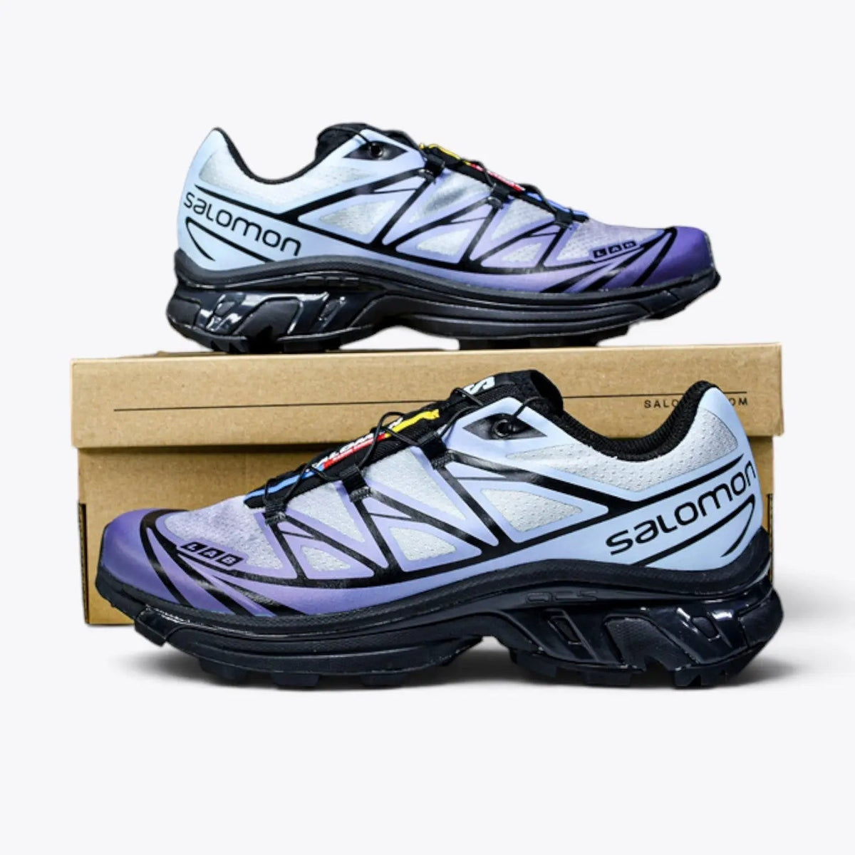 Salomon S/LAB XT-6 Softground LT ADV – Vanilla / Vapor Blue / Imperial Blue | Dual-Density EVA Pronation Control Wet Traction Contagrip Trail Sneaker