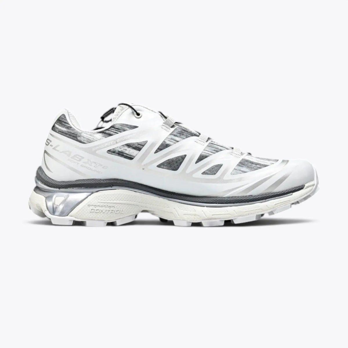 Salomon S/LAB XT-6 Softground LT ADV – White / Vapor Blue | Dual-Density EVA Pronation Control EndoFit Wet Traction Contagrip