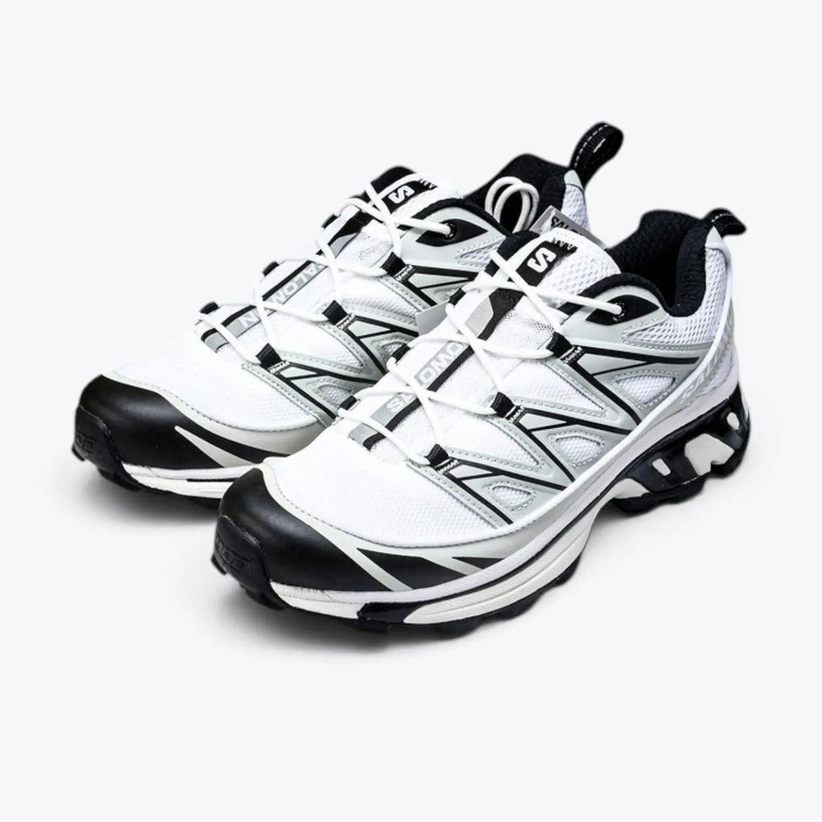 Salomon XT-6 Expanse – White / Metal / Black | AC2 Pronation Control Quicklace Contagrip Outdoor Urban Trail Sneaker