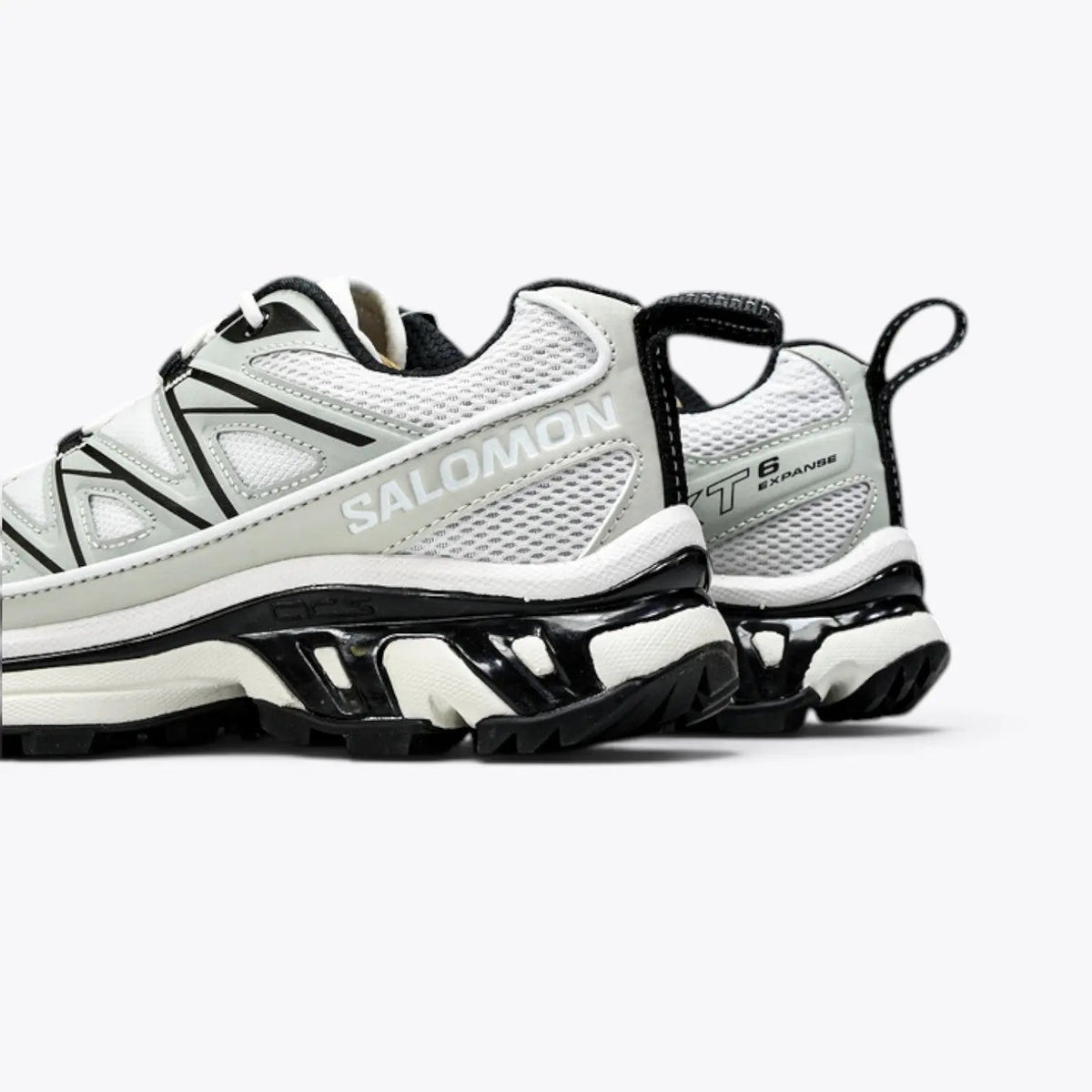 Salomon XT-6 Expanse – White / Metal / Black | AC2 Pronation Control Quicklace Contagrip Outdoor Urban Trail Sneaker