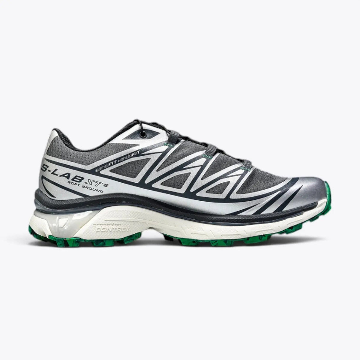 Salomon XT-6 GORE-TEX × END. – Asphalt / Emerald | 20th Anniversary GORE-TEX Translucent Emerald Outsole Collab