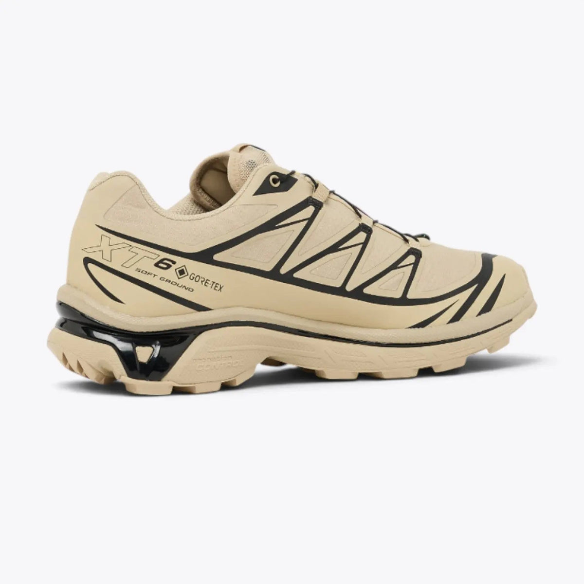Salomon XT-6 GORE-TEX – Safari / Black | PFC-Free Waterproof EnergyCell Trail Sneaker