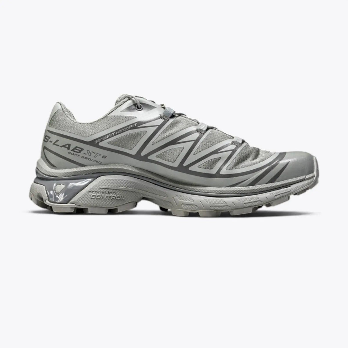 Salomon XT-6 – Ghost Grey / Grey Flannel | ACS EnergyCell Quicklace sensiFIT Mud Contagrip Monochrome Gorpcore Trail Sneaker