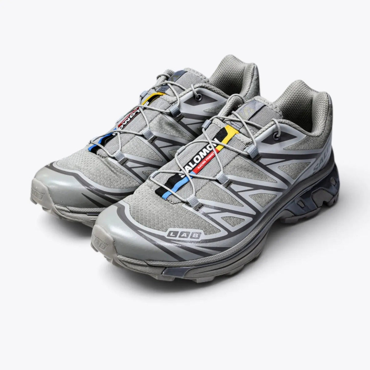 Salomon XT-6 – Ghost Grey / Grey Flannel | ACS EnergyCell Quicklace sensiFIT Mud Contagrip Monochrome Gorpcore Trail Sneaker